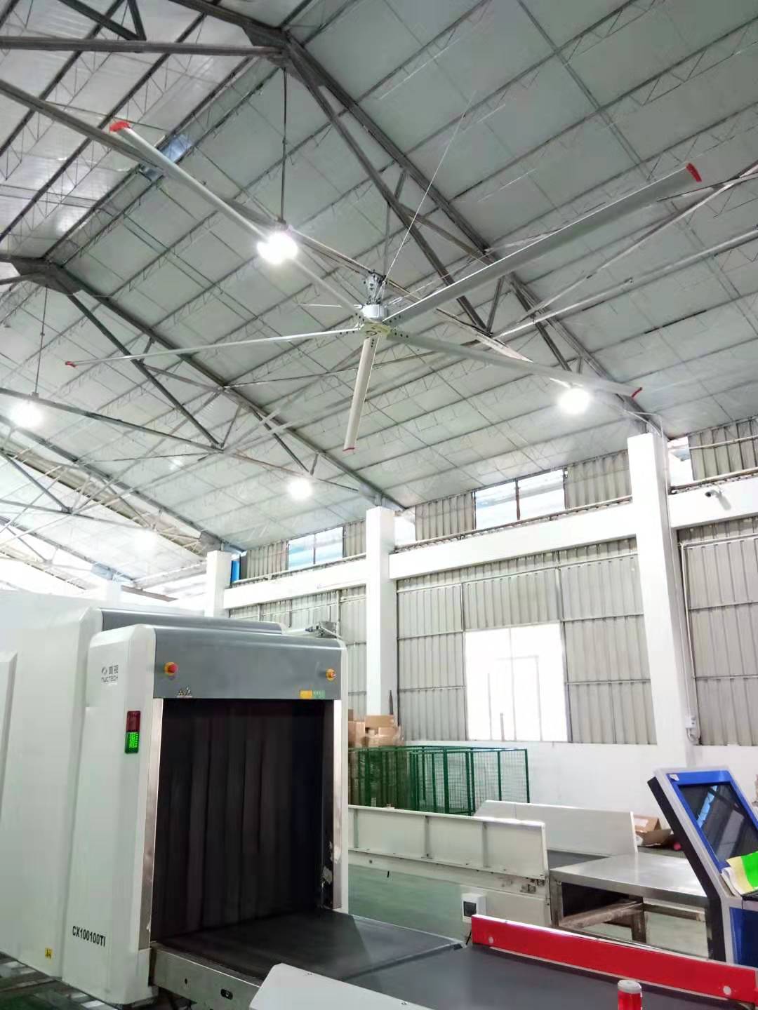 Industrial HVLS ceiling fans