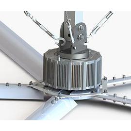 Aluminum Alloy Chassis Big Industrial Ceiling Fans