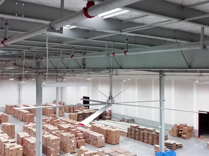 Qixiang nuevo tipo de ventiladores de techo grandes industriales para lugar comercial
